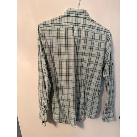 Express modern fit plaid button down shirts men’s lot of 3 medium 15-16.5” - Picture 2 of 15